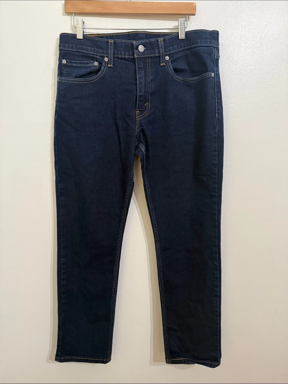 LEVI’S 511 Slim Fit Jeans Mens 34x30 Denim Dark Wash Classic Adult